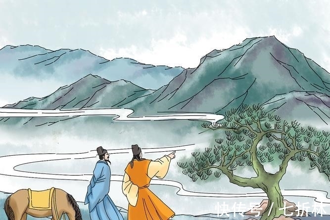 诗人$黄庭坚描写精彩的两首绝句,视听结合,想象奇特,读完更回味无穷