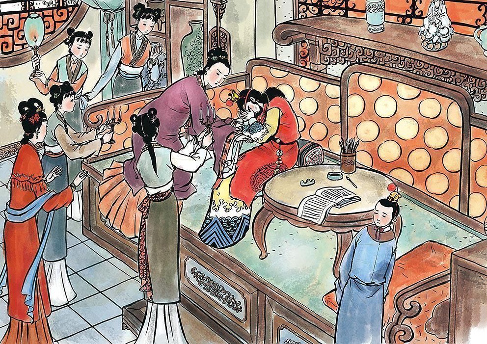 反常!《红楼梦》里最反常的一对夫妻,从头至尾竟没说过一句话