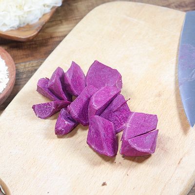 冰糖玉米紫薯银耳燕麦奶糊