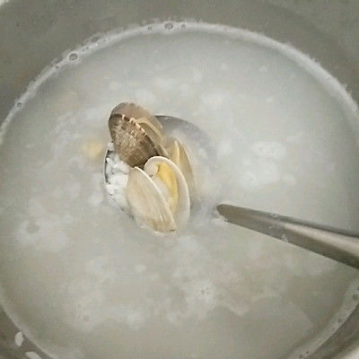 香菜|花甲干贝粥