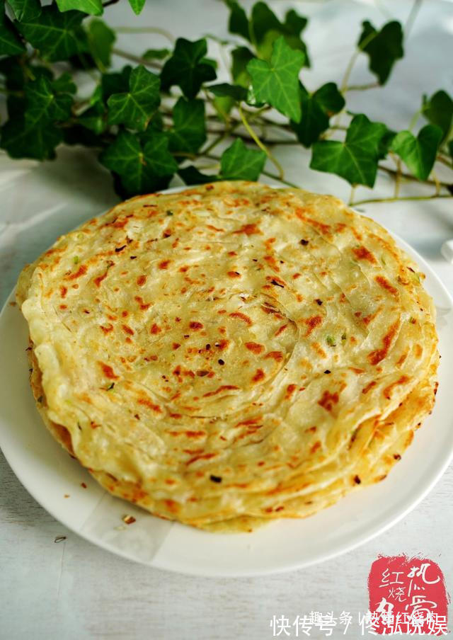 擀面棍|掌握了这个和面方法,自己也可以做手抓饼,跟卖的一样好吃一样薄