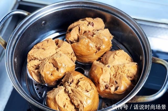 红糖开花馒头各个开花超软不粘有诀窍,普通面粉无需泡打粉零失败