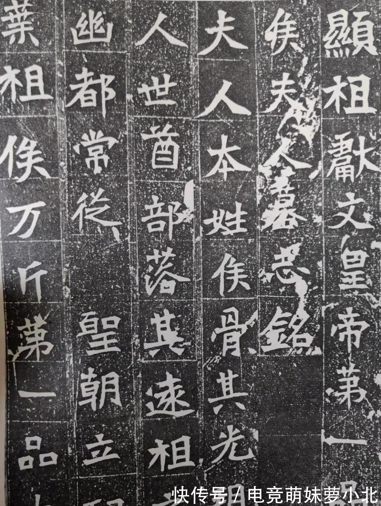 侯氏&不仅因为姓侯,而是《献文帝妃侯氏墓志》书法艺术确实高!