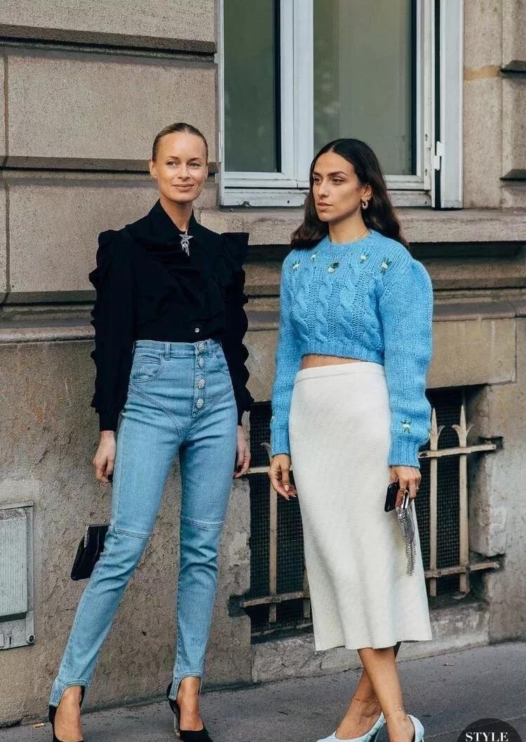 2021时尚秀场:开年时髦穿搭套路:“上短下长”,今天开始流行?