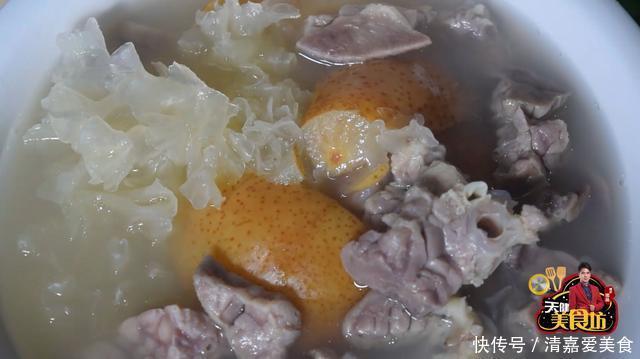 美食教程|猪肺雪梨汤最好吃的做法,简单美味又营养,看看你喜欢吃不