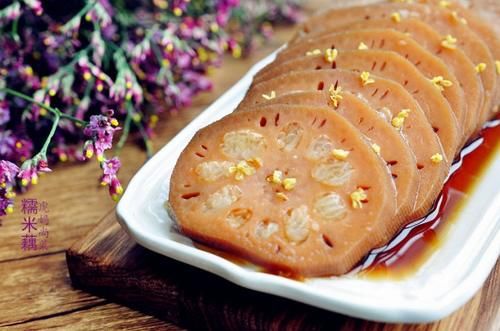 好吃的甜品7款：芝士蛋糕、山楂豆沙糕、糯米藕、蔓越莓卷