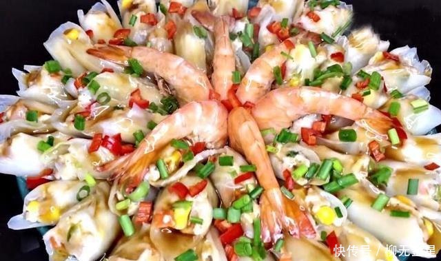 年夜饭必备花开富贵虾,鲜美好吃喜庆,寓意富贵吉祥,美满幸福