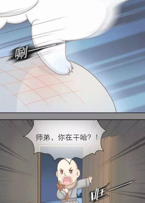 狐狸|搞笑漫画小和尚泪水决堤终究忍不住了，狐狸我来做你的头发！