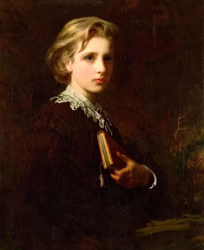 利奥波德|詹姆斯·桑特丨笔下维多利亚女子,润玉雕琢般柔美