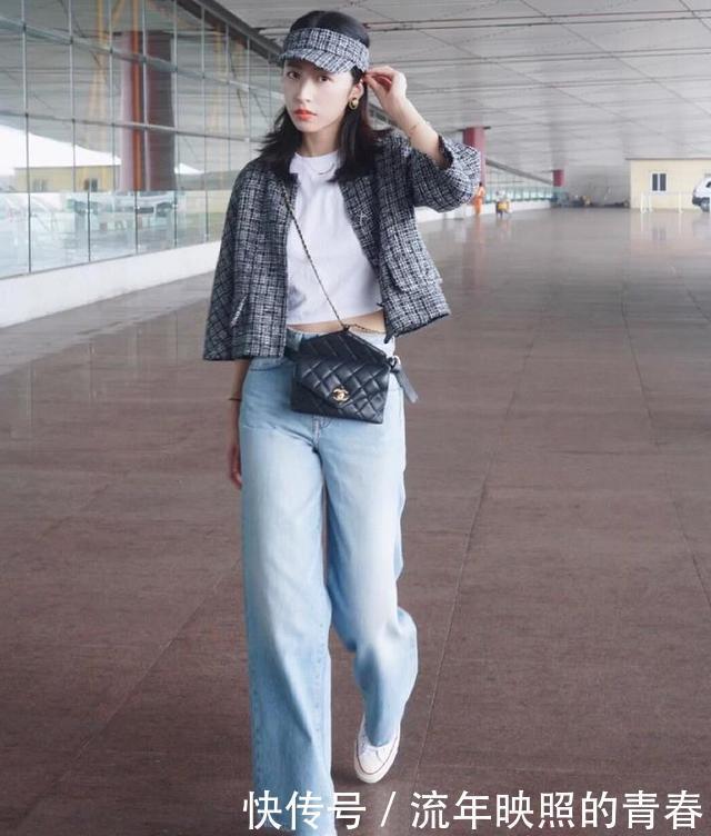 今年大火的“短款t”，很适合小个子女生，配这几条裤子显高好看