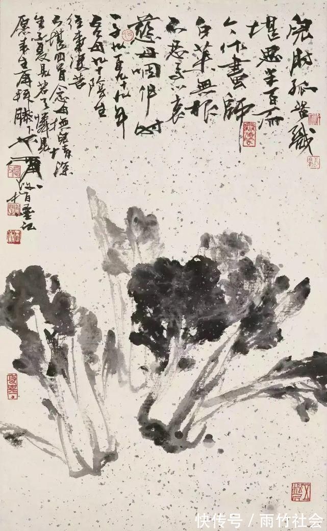 齐白石#学习绘画你时所欣赏的画家，对自己本身的艺术创作会有重要的影响