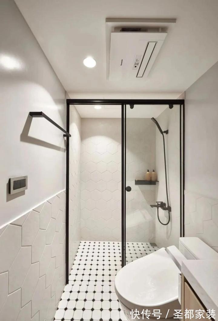 家装|卫生间没有窗户怎么办?圣都家装教你暗卫改造四大法