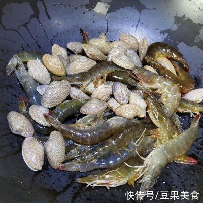 菜式|盐焗海鲜 3分钟菜式
