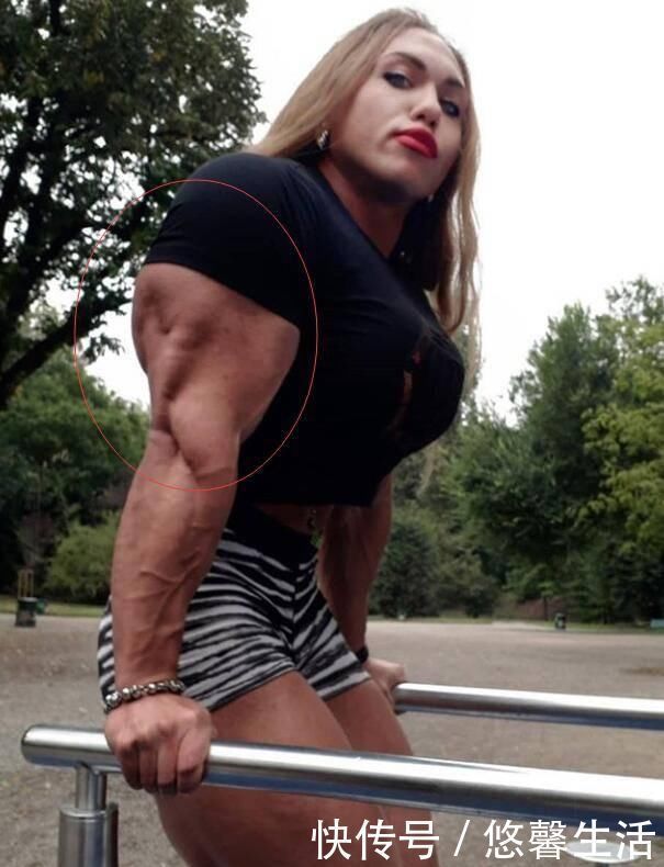 强壮|世界上最强壮的女人，她的腿围74厘米，卧推175公斤超级版女金刚