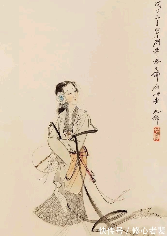 国画界@以仕女享誉画坛｜国画大家胡也佛的仕女图，清新脱俗，百看不厌！