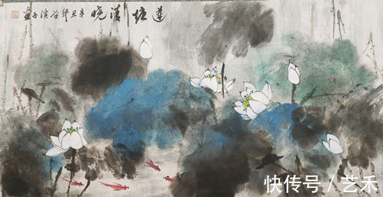 画莲@画家吴东升——博采众长,自备一格|只为那朵莲
