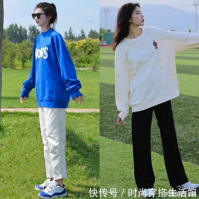 面料|连衣裙失宠了,今年流行的是“薄卫衣+裤子”,保暖显瘦又时髦