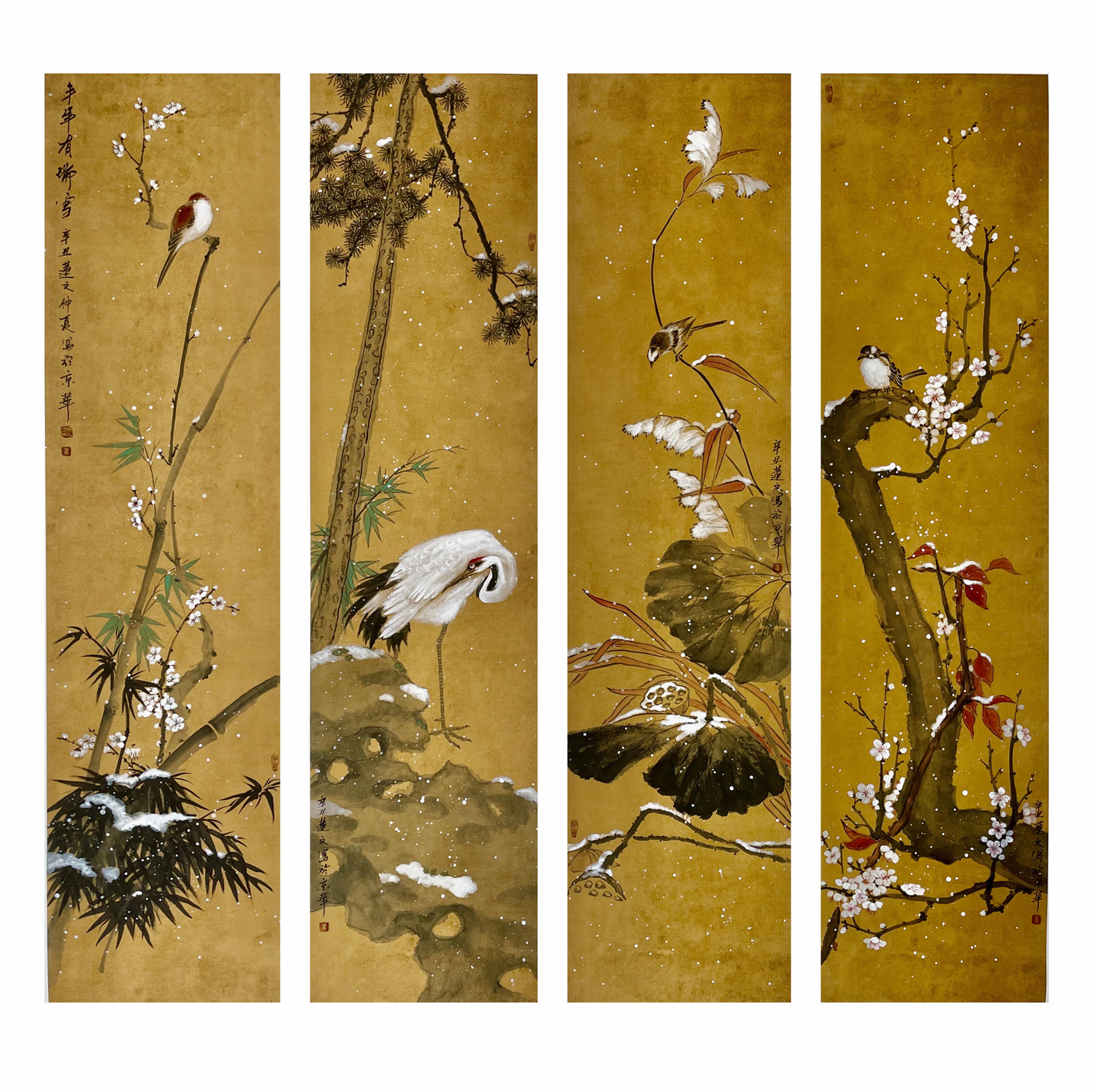 会员$「作品欣赏」淡烟流水画屏幽,女画家崔连文的花鸟作品