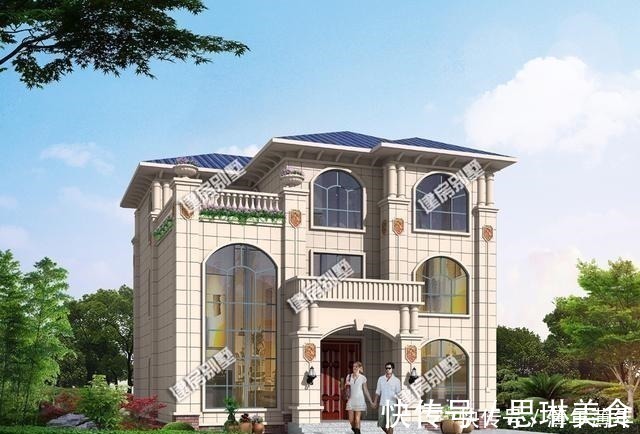 户型|2栋外形简单的别墅户型,看着很舒服,住着很惬意!