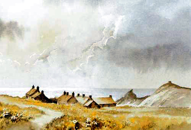 水彩画@英国顶尖水彩画家戴维 · 贝拉米的风景绘画作品