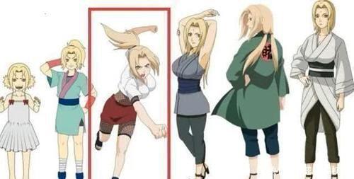 小美|《火影忍者》角色的成长史，佐助、我爱罗成功长残，雏田和纲手从小美到大