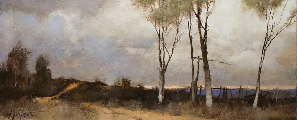 笔触@笔触率性,优雅朦胧的风景油画,迷人!