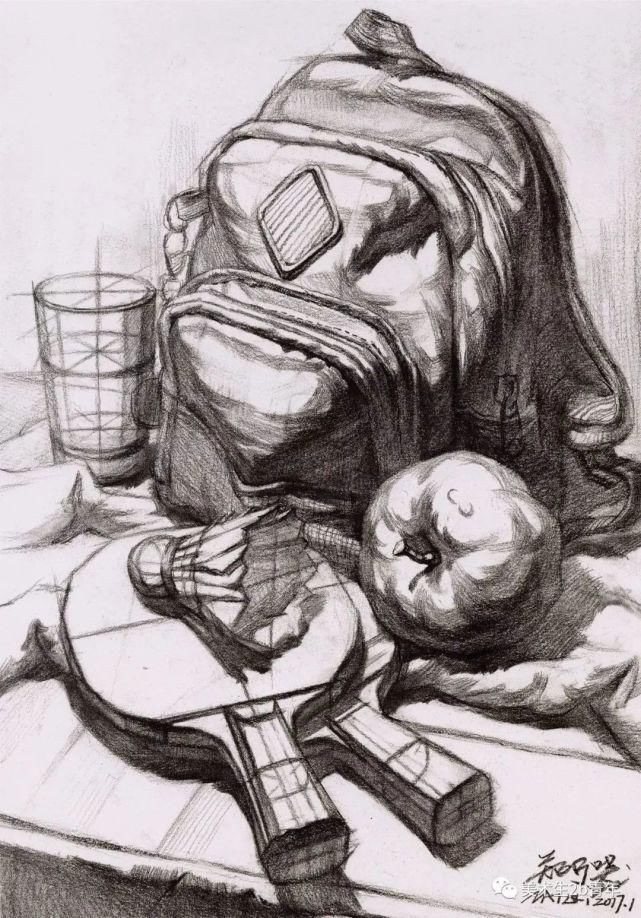 结构$画素描结构那么枯燥为什么还要画?这样想你就错了?