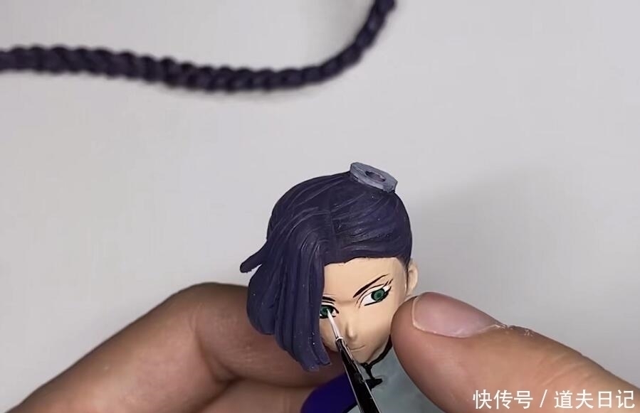 大师|木雕大师做梅花十三手办,上色之后秒变艺术品