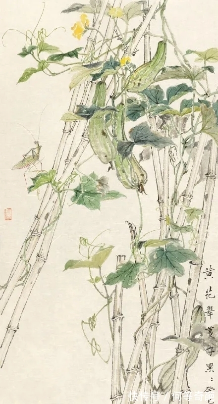 写意花鸟画！北京画院｜清清爽爽，陈福彬花鸟画