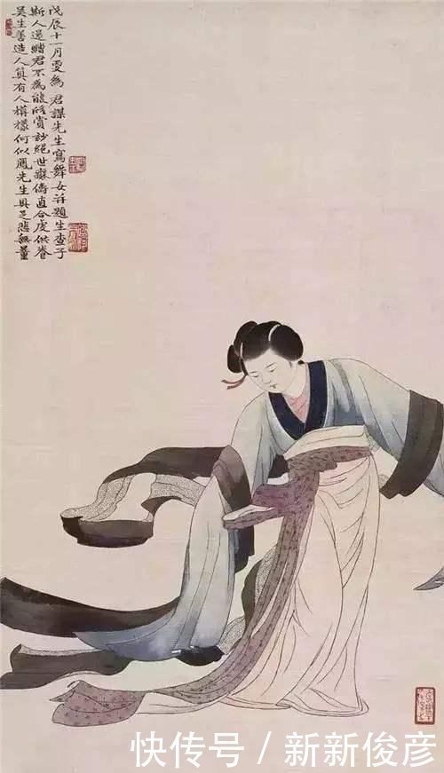 仕女|他自比诸葛亮,人称绘画才子,徐悲鸿也甘拜下风,却被遗忘300年