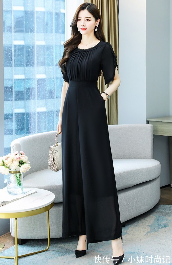 气质|雪纺连衣裙,时尚御姐,休闲显气质