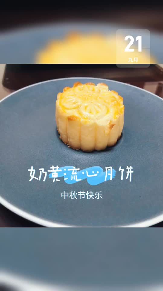 蛋黄水|流心奶黄月饼