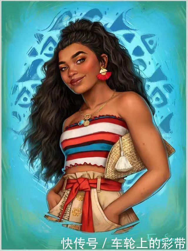 贝儿公主|写实风格迪士尼公主,艾莎公主更换新造型,白雪公主反差太大