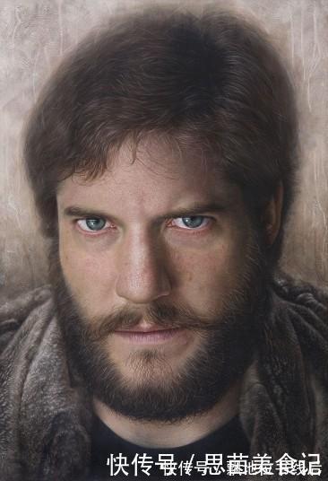 照相机#80后画人物打败冷军,放大10倍毛孔都清晰可见,网友:人肉照相机