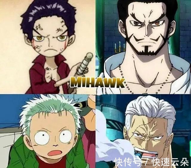 娜美|海贼王不同年龄的对比,娜美身材从小就有潜力,山治隐藏的很好