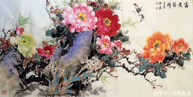 【画作欣赏】心中牡丹开,处处是暖阳,画家王润之作品欣赏