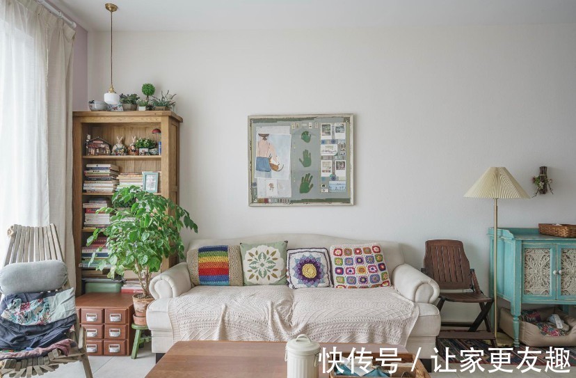 编织带|130㎡三室美式田园风,给你向往的诗意田园生活