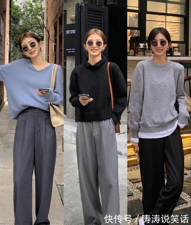 气质 做个会穿搭的女生,秋冬毛衣气质穿搭示范,让你变身优雅时髦精!