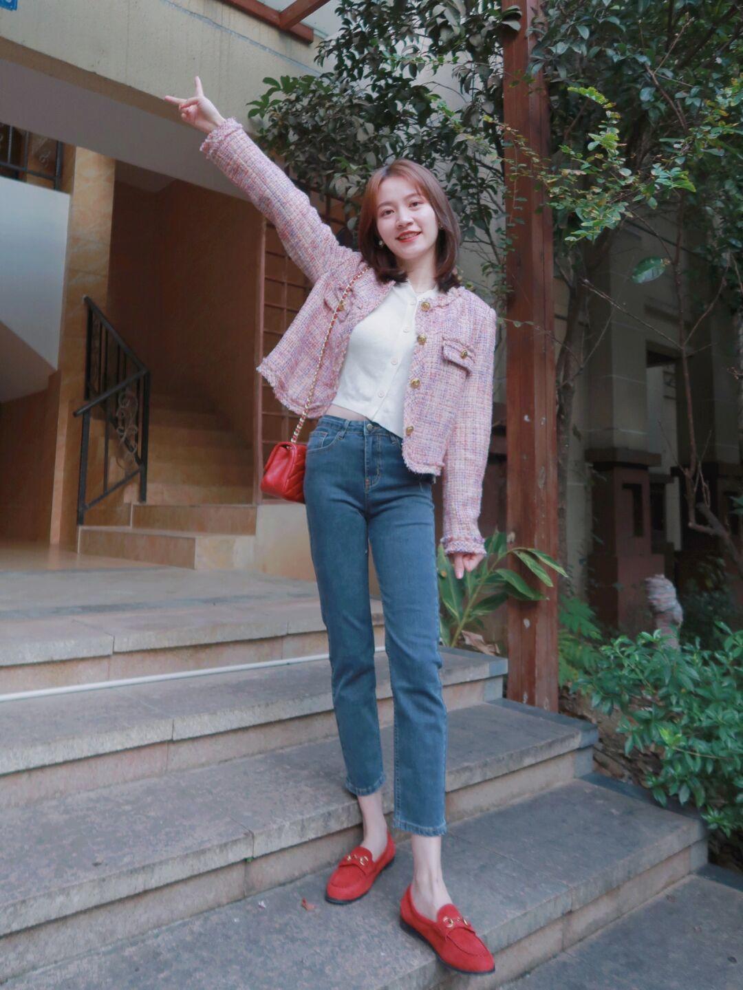 香风|这才是适合普通人的小香风外套，搭配阔腿裤，既有温度又高级洋气