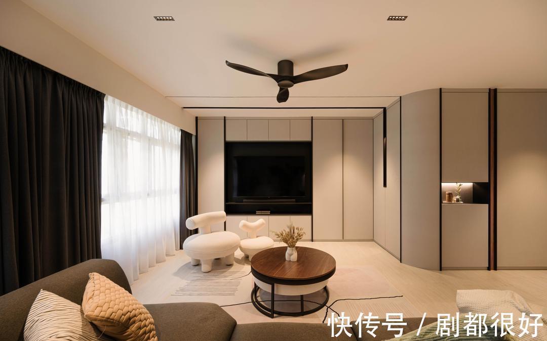 放电视|看完112㎡,我也接受不了“穷装”,钱花在点子上,一次到位更香