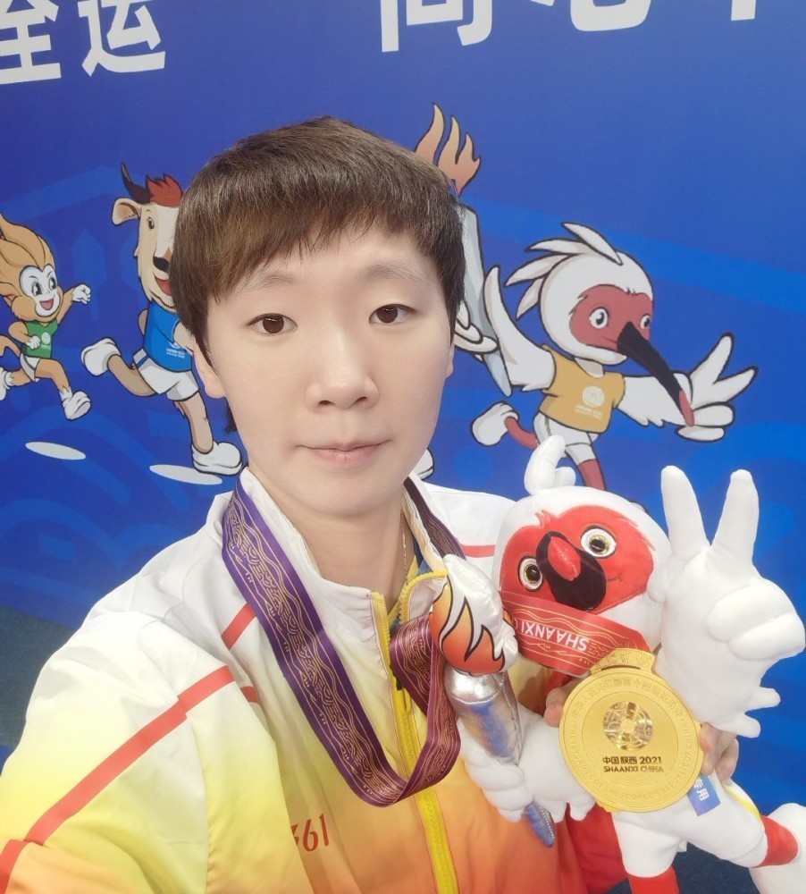 黑龙江队|王曼昱成全运会劳模,出场20次只输1场,战4项获2金1银团体赛留憾