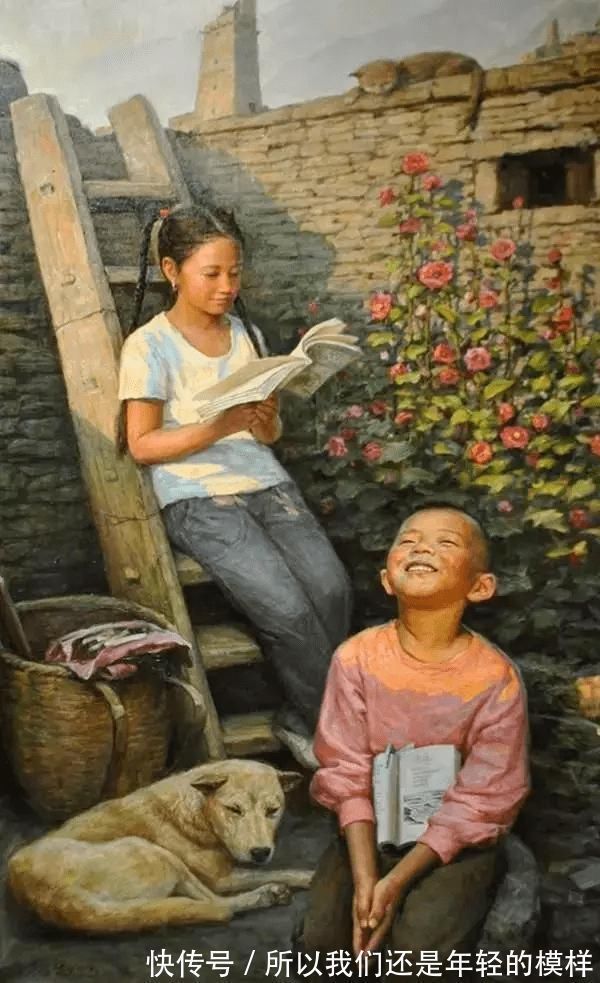 中国农村&绝对硬实力,火遍全球的油画作品,承载了一代人的深刻记忆,张张感人至深~