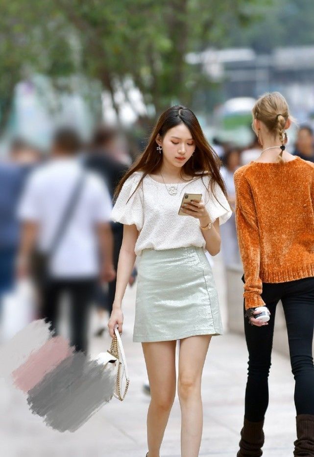 裙子不能配休闲鞋?那是你款式的选择出了错