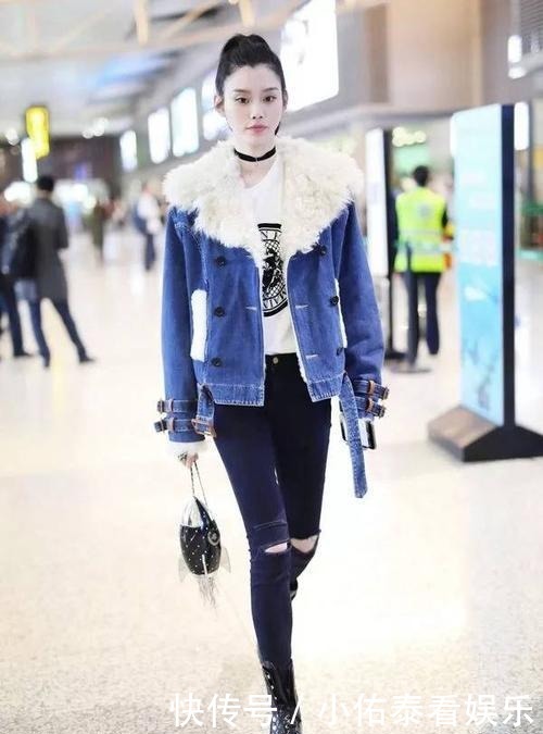 个子矮就别穿大衣了,今年流行的“羊羔绒”外套,时髦保暖又显高