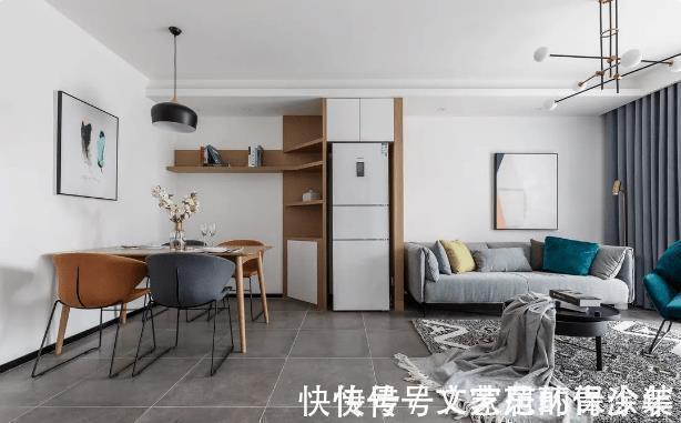 厨房|88㎡化繁为简,灰白色调干净利落,共花16万,效果无可挑剔