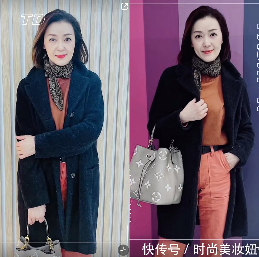 高级感|见过世面的女人都很会穿,这位50岁的姐姐穿搭简约大气,值得借鉴