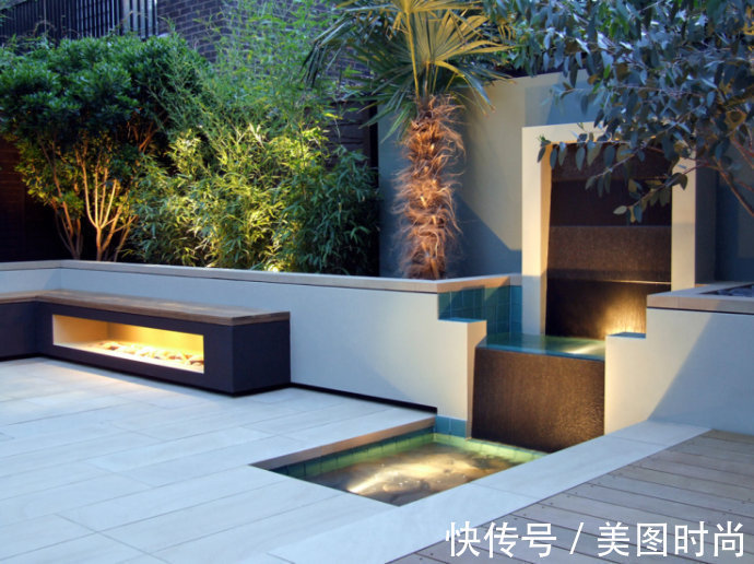 花园|30㎡上下庭院如何设计?这种精致的治愈系现代风小花园,太好看啦
