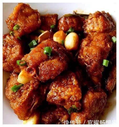 鸡爪|美食推荐香辣烧鱼块、豉汁蒸排骨、照烧杏鲍菇、虎皮鸡爪的做法