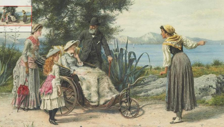 丹泽尔&英国风俗画家: 乔治·古德温描绘的生活场景肖像油画作品