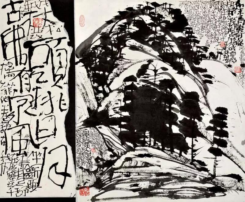 山水画|汪为胜 : 笔墨与皖南山水——谈朱松发山水画作